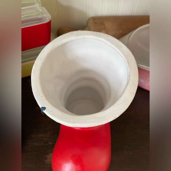 Vintage Kitschy Christmas Santa Boot Planter Set❤️🎄🌿 - Picture 6 of 15